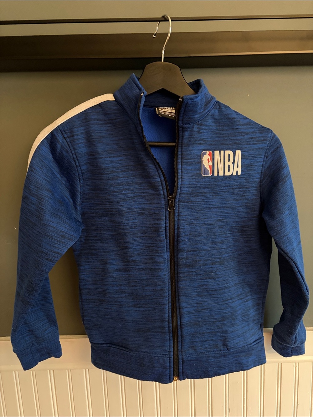 NBA Youth M Blue Zip Up